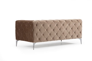 Canapea 4 locuri Como Crem 344x90x72 cm - Img 10