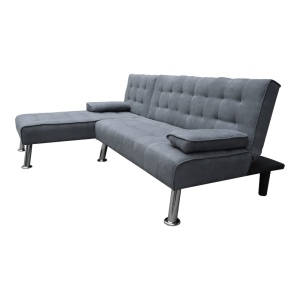 Canapea coltar Brisk Gri inchis 200x146x75 cm - Img 5