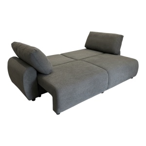 Canapea extensibila 3 locuri, Hungie, Gri, 250x92x89 cm - Img 3