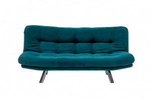 Canapea Extensibila, 3 Locuri Misa Small Sofabed Petrol Verde - Img 3
