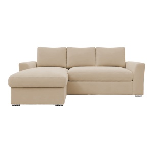 Canapea extensibila Belle, Bej, 236x164x88 cm - Img 5