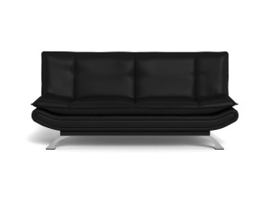 Canapea extensibila Faith, Negru, 91x194x98 cm - Img 5