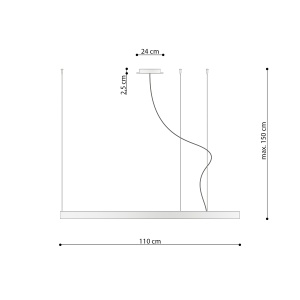 Candelabru 1 Rio Negru 4000K 110x110x150 cm - Img 9