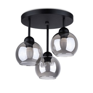 Candelabru Alino Negru 35x35x35 cm