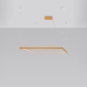Candelabru LED Nelya Auriu 3000K 110x110x150 cm - Img 2