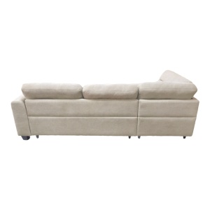 Coltar dreapta Camile, Pako World, Textil, Bej, 270x174x95 cm - Img 4