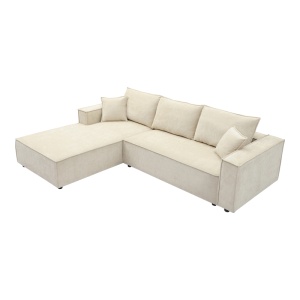 Coltar dreapta Maden, Bej, 279x203x90 cm - Img 3