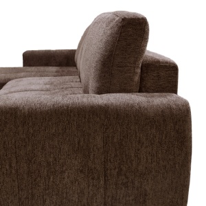Coltar extensibil reversibil, Vivad, Maro inchis, 275x164x91 cm - Img 4