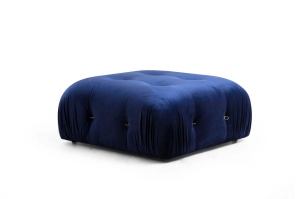 Colțar modular Bubble Albastru 288x190x95 cm - Img 7