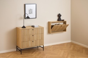 Comoda Albany, Natural, 80.4x80.6x40 cm - Img 3