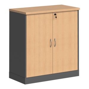 Comoda joasa Fesialo, Antracit, 80x41x80 cm - Img 3