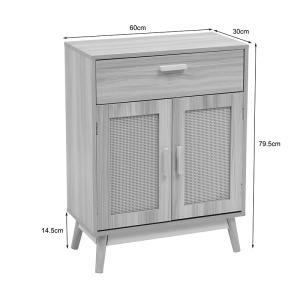 Comoda, Scandy, Pako, Natural 60x30x80 cm - Img 10