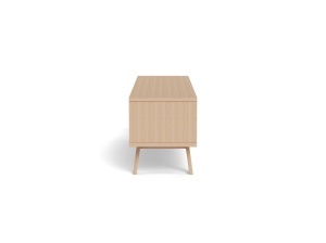 Comoda TV Lamberth, Alb, 50x160x40 cm - Img 4