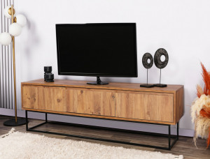 Comoda TV Lupin140 Walnut-Negru - Img 12