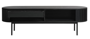 Comoda TV SIENA, Stejar Negru, 45x48x160 cm