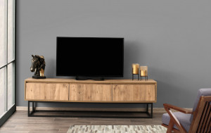 Comoda TV Tılsım 180 Negru-Pine - Img 2