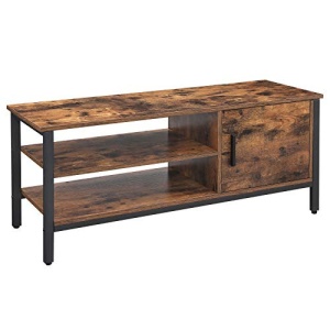 Comoda TV, Vasagle, Antic-Negru, 110x40x45 cm - Img 2