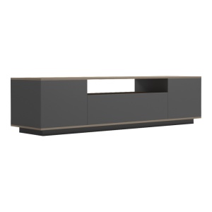 Comoda TV Winey Antracit 180x44.5x44.5 cm - Img 3