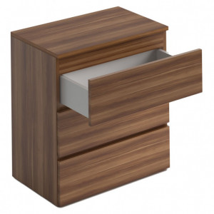 Consola Bennett Walnut 65x38.5x72 cm - Img 4