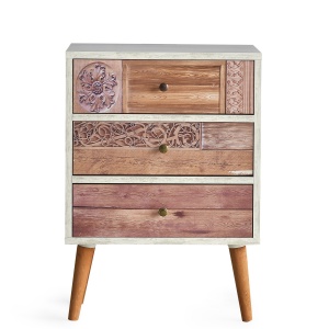 Consola Liza Alb 50x68x35 cm - Img 4
