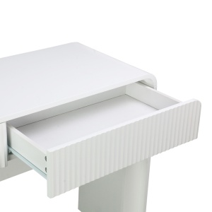 Consola, Zaplen, Alb, 38x110x75 cm - Img 6