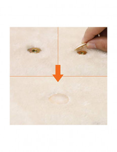 Copac pentru pisici, Feandrea, PCT01M, Bej, ‎70 x 60 x 112 cm - Img 6