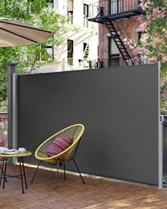 Copertina solara laterala, Songmics, Gri, 160x350 cm - Img 3