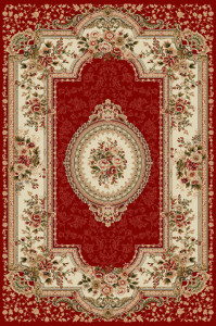 Covor Clasic, Lotos 571, Grena, 80x150 cm, 1800 gr/mp