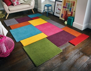 Covor Collage Multicolor 90x150 cm, Flair Rugs