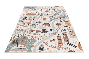 Covor eco copii My Greta Albastru deschis 115x170 cm - Img 2