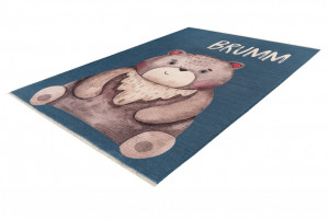 Covor eco copii My Greta Albastru inchis 115x170 cm - Img 6