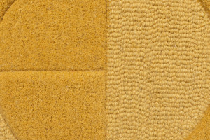 Covor Gigi Galben Ochre 160X160 cm, rotund, Flair Rugs - Img 4