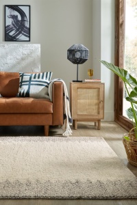 Covor Minerals Border Negru 80X150 cm, Flair Rugs - Img 5