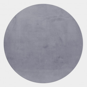Covor Pouffy V1 Gri 200 x 200cm - Img 2
