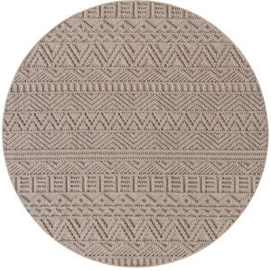 Covor rotund Helix etno V3 Bej 160x160 cm - Img 2