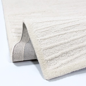 Covor Sculptured Blocks Alb 140x200 cm - Img 2