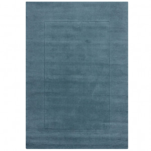 Covor Textured Wool Border Albastru 200X290 cm, Flair Rugs - Img 2