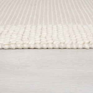 Covor traversa Bobble Wool Border Negru 60X230 cm, Flair Rugs - Img 3