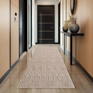 Covor traversa Helix etno V3 Bej 80x150 cm - Img 3