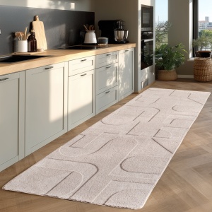 Covor traversa Pompei V4 Crem 80x250 cm - Img 2
