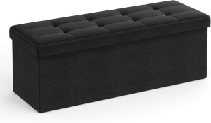 Cufar depozitare Negru Songmics 38 x 110 x 38 cm