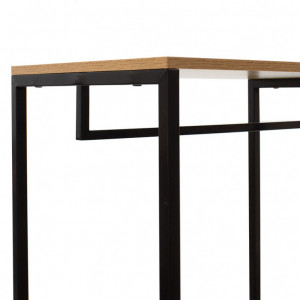Cuier Intrare Ramon Oak - Negru 90.5x41x167 cm - Img 4