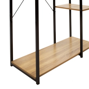 Cuier Intrare Ramon Oak - Negru 90.5x41x167 cm - Img 4