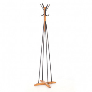 Cuier Myra Walnut-Negru 40x160 cm