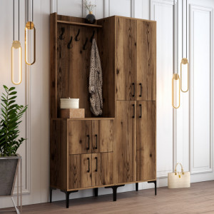 Cuier pentru Hol Berlin BA - Walnut - Img 2