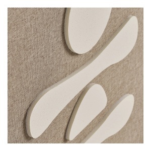 Decoratiune de perete Diva, Maro/Bej, 2.5x50x70 cm