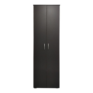 Dulap cu 2 usi Racka Gri inchis 58x34x186 cm - Img 3