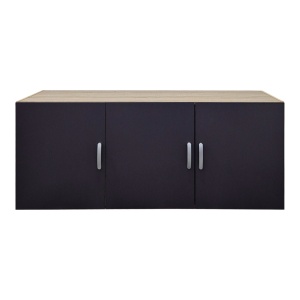 Dulap cu 3 usi, Alvia, Antracit, 51x150x60 cm - Img 3
