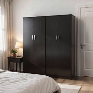 Dulap cu 4 usi, Athos I, V1, Wenge, 160x42x180 cm
