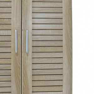 Dulap Pantofi Sante 21 Perechi Sonoma 60x37x183 cm - Img 5